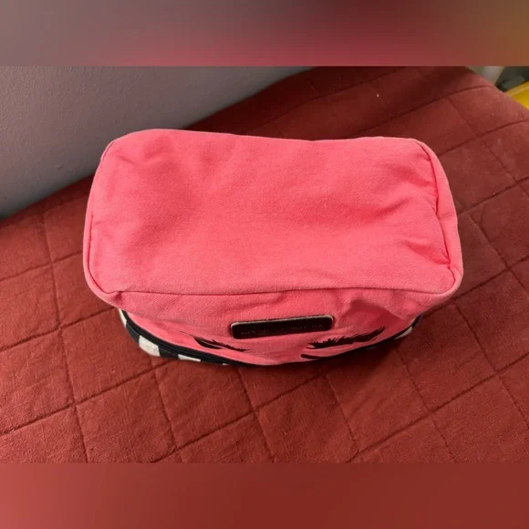 Victoria's Secret Pink and Black Cosmetic Bag/bra and panty bag - Picture 4 of 7